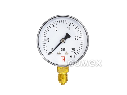 MANOMETER UND VAKUUMMETER STANDARD - ANSCHLUSS UNTEN